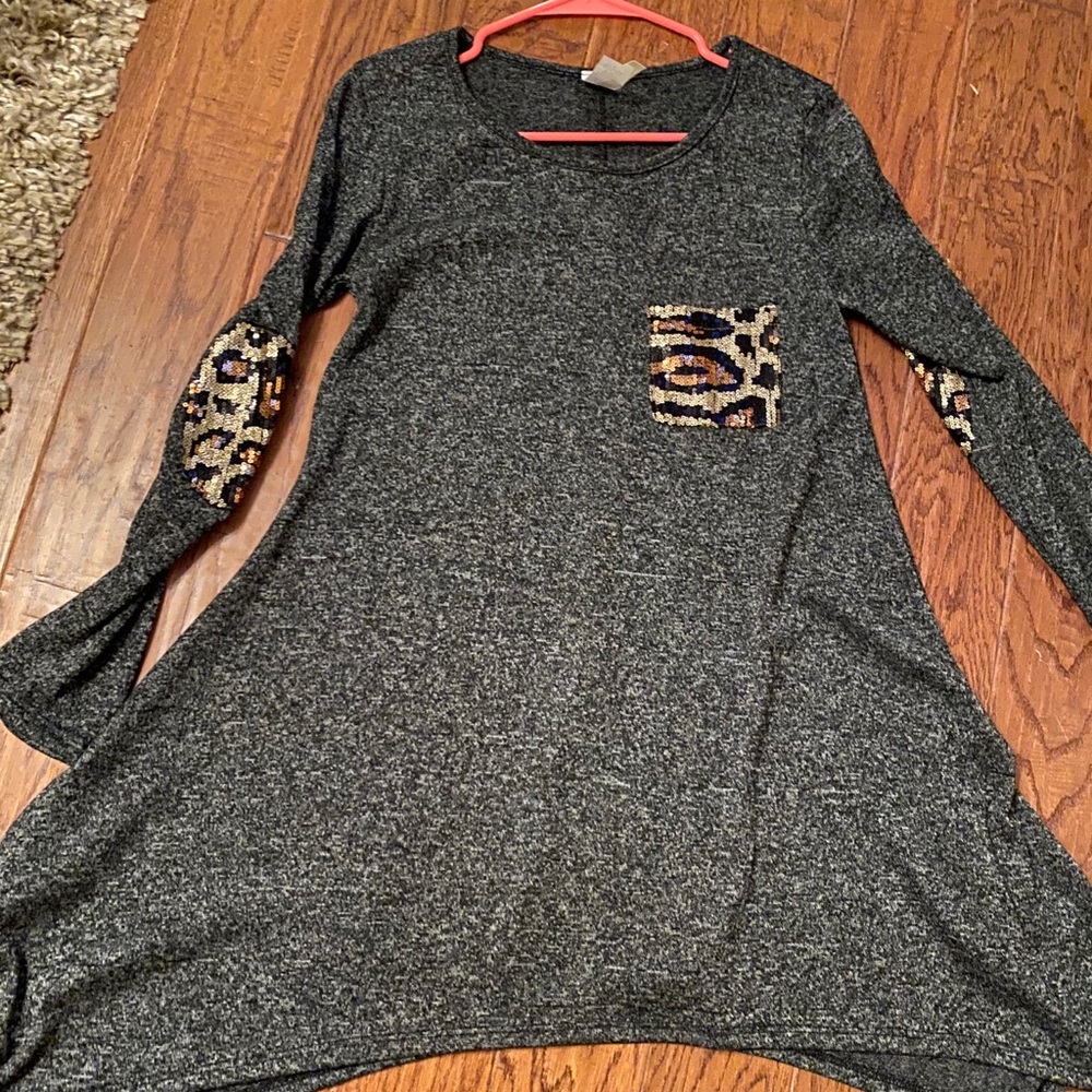 Cute Long sleeve sweater dress